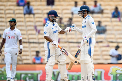 Twin Hundreds Put India in Full Control