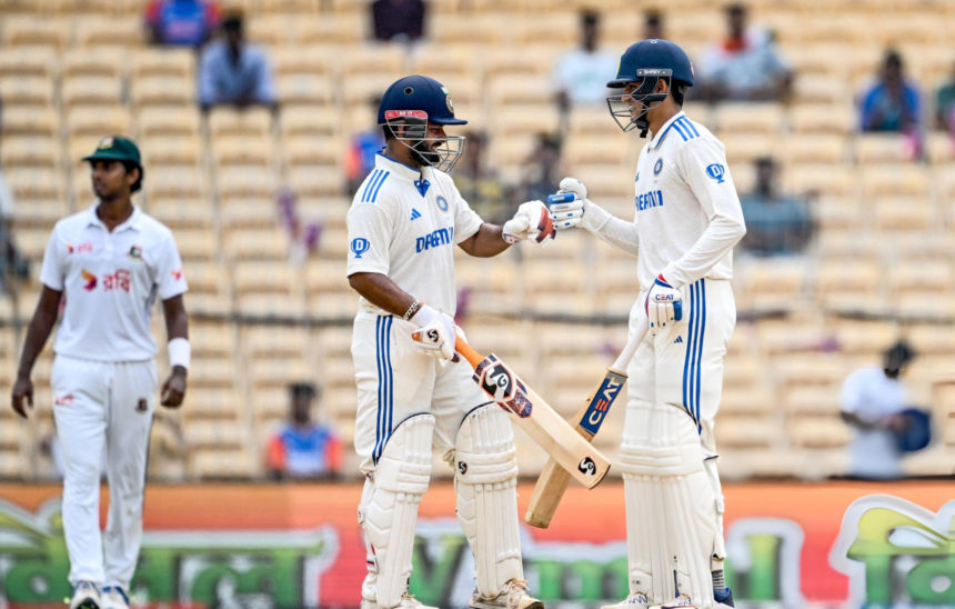 Twin Hundreds Put India in Full Control