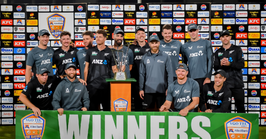 New Zealand Outclass Pakistan to Win Tri-Nation Series