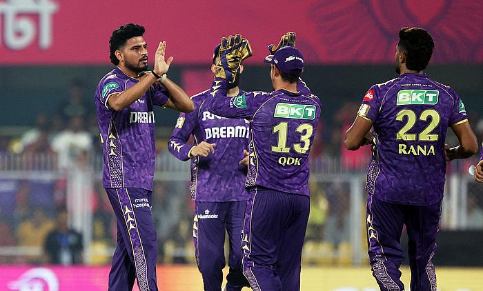 KKR register first win as De Kock's 97, spinners dismantle RR